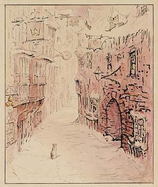辛普金在雪街 Simpkin in the Snowy Street (1902)，碧雅翠丝·波特