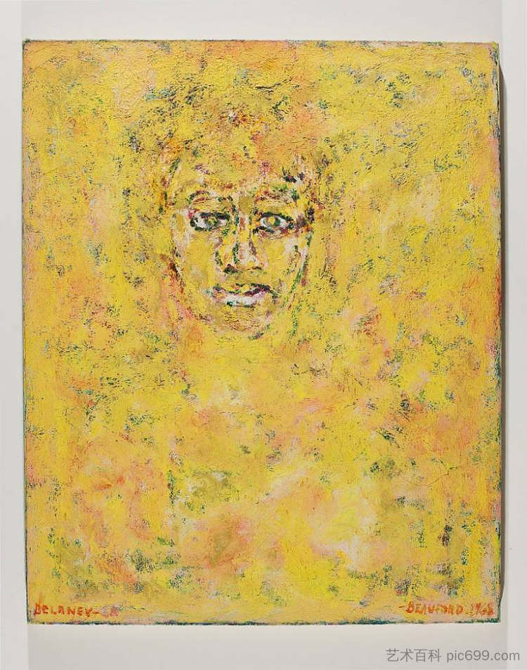 艾拉·菲茨杰拉德的肖像 Portrait of Ella Fitzgerald (1968)，博福德·德莱尼