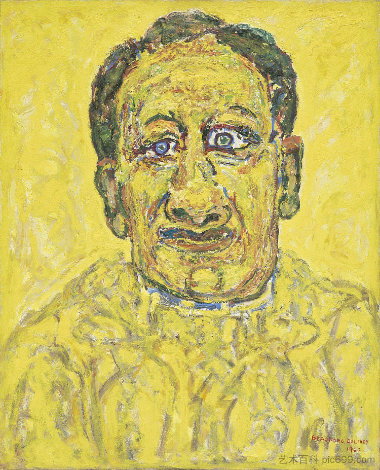 霍华德·斯旺森的肖像 Portrait of Howard Swanson (1967)，博福德·德莱尼