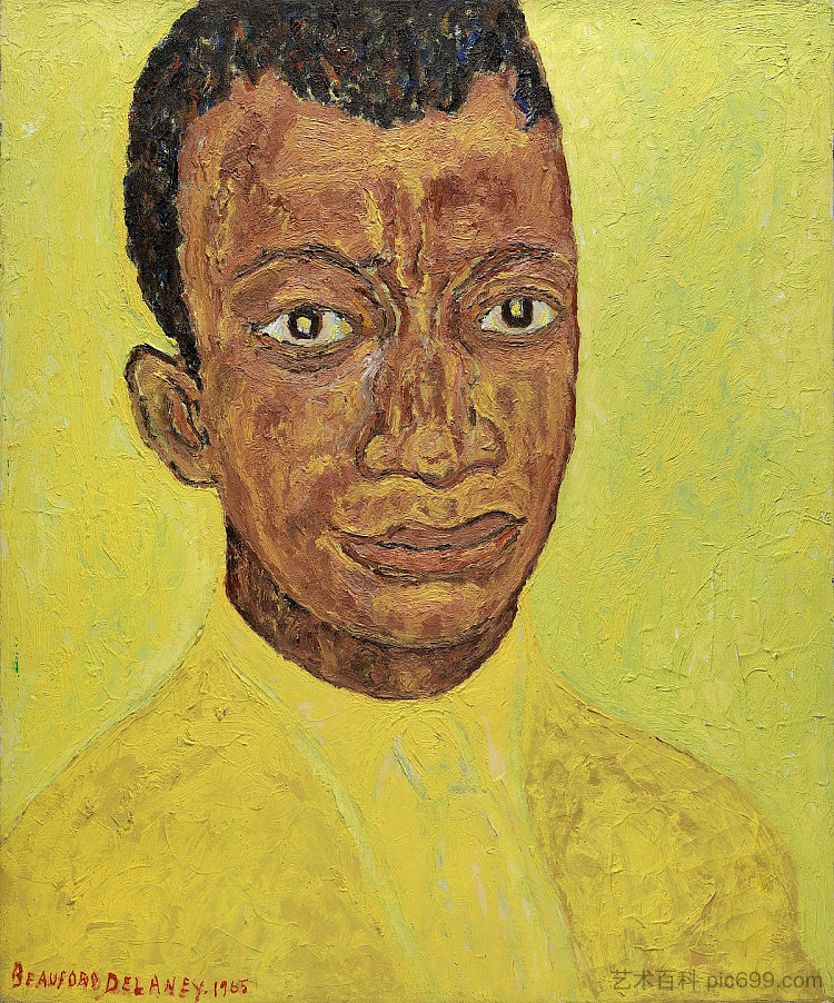 詹姆斯·鲍德温的肖像 Portrait of James Baldwin (1965)，博福德·德莱尼