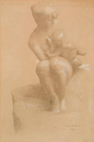 爱的飞行（罗丹） The Flight of Love (Rodin) (1923)，博福德·德莱尼