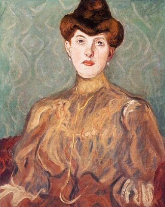艺术家妻子的肖像 Portrait of the Artist’s Wife (1907)，贝拉卡达尔