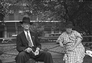 杰克逊广场场景 Scene in Jackson Square (1935)，本·沙恩