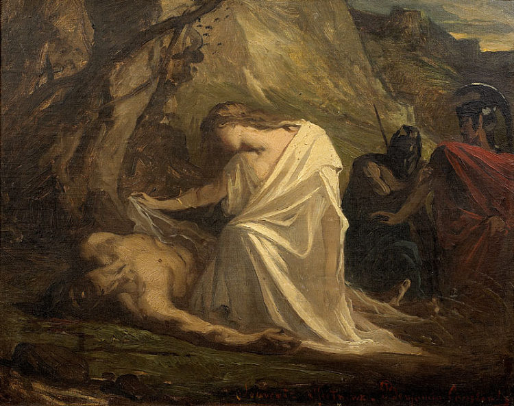 安提戈涅在波利尼斯的床边 Antigone Au Chevet De Polynice,本杰明·康斯坦斯