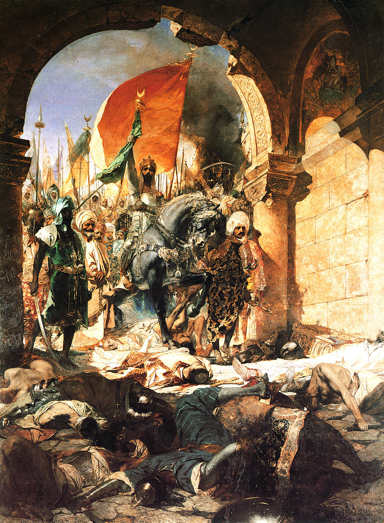 苏丹穆罕默德二世于1453年5月29日进入君士坦丁堡 L'entrée Du Sultan Mehmet Ii À Constantinople Le Vingt-neuf Mai 1453，本杰明·康斯坦斯