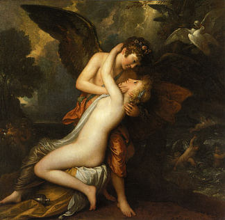 丘比特和普赛克 Cupid and Psyche (1808)，本杰明·韦斯特
