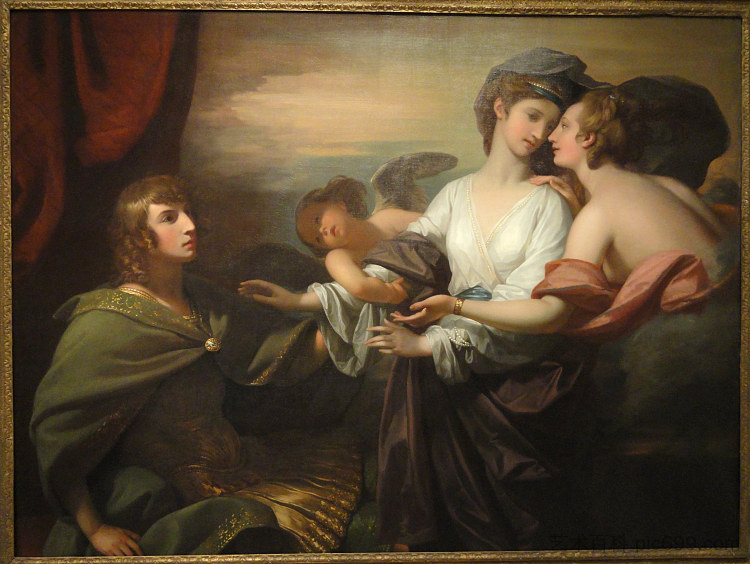 海伦从巴黎带来 Helen Brought From Paris (1776),本杰明·韦斯特