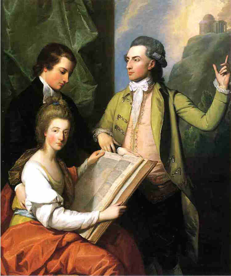 德拉蒙德家族的肖像 Portrait of the Drummond Family (1781)，本杰明·韦斯特