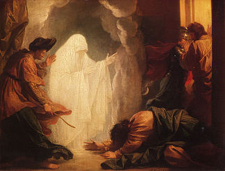 扫罗与恩多女巫 Saul and the Witch of Endor (1777)，本杰明·韦斯特
