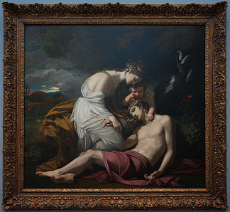 维纳斯哀悼阿多尼斯之死 Venus Lamenting the Death of Adonis (1768)，本杰明·韦斯特