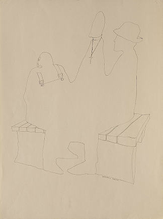 国际象棋#2（垃圾研究） Chessmen #2 (Study for Trash) (1971)，班尼安德鲁斯