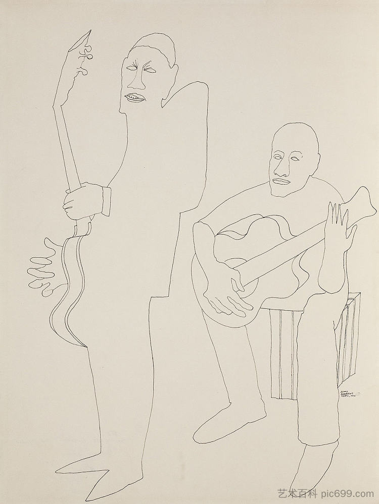 吉他手符号研究 Study of Guitarists for Symbols，班尼安德鲁斯