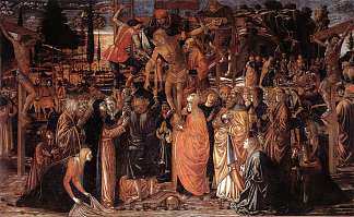 从十字架上下来 Descent from the Cross (1491)，贝诺佐·哥佐利