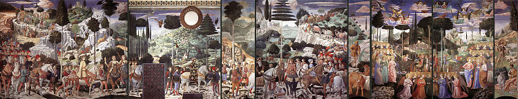 贤士游行 Procession of the Magi (1459 - 1461)，贝诺佐·哥佐利