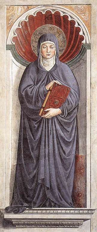 圣莫尼卡 St. Monica (1464 – 1465)，贝诺佐·哥佐利