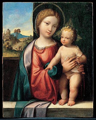 麦当娜与孩子 Madonna with the Child (1513)，本韦努托·蒂西