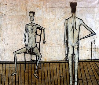 两个裸体男人 Deux hommes nus (1947)，贝尔纳·布菲