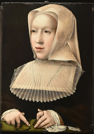 奥地利玛格丽特的肖像 Portrait of Margaret of Austria，伯纳德·范·奥利