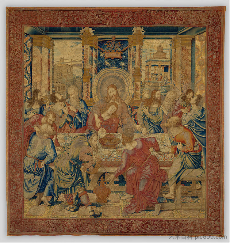 最后的晚餐 The Last Supper (c.1528)，伯纳德·范·奥利