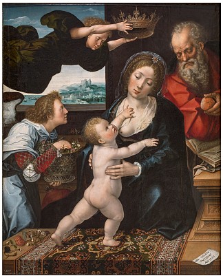 神圣家族 The Holy Family (1522)，伯纳德·范·奥利