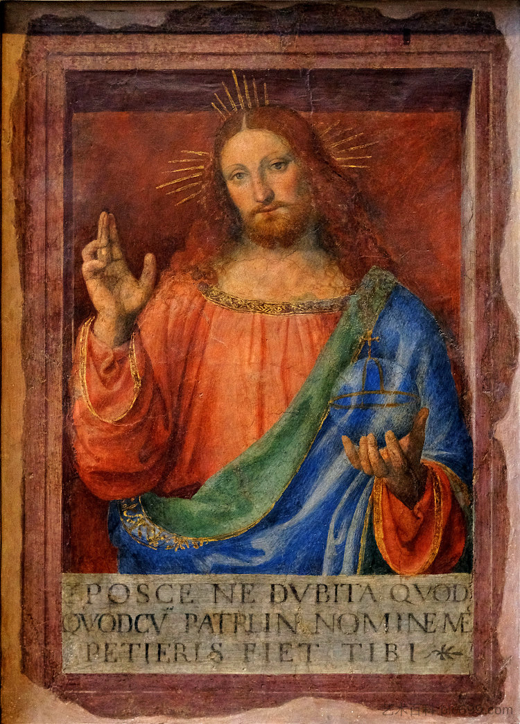 祝福基督 Blessing Christ (1520 - 1525)，贝纳迪诺·卢伊尼