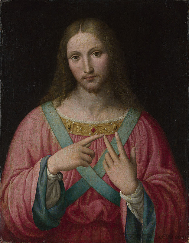 基督 Christ (c.1530; Italy ),贝纳迪诺·卢伊尼