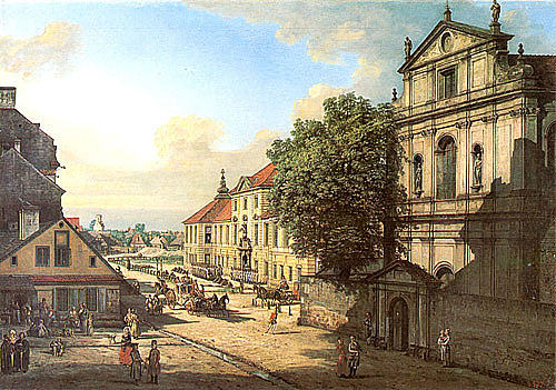 布里奇廷教堂和阿森纳 Bridgettine Church and Arsenal (1778)，贝尔纳多·贝洛托