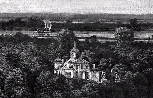 华沙水上宫殿 Palace on the Water in Warsaw (1775)，贝尔纳多·贝洛托