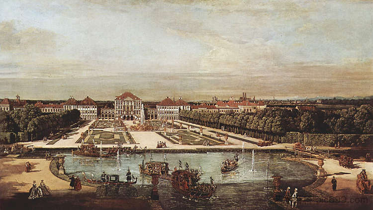 宁芬堡宫 Schloss Nymphenburg (1761)，贝尔纳多·贝洛托