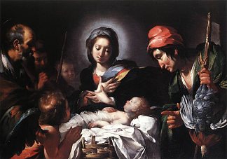 牧羊人的崇拜 Adoration of the Shepherds (1616 – 1618)，别·斯特劳兹