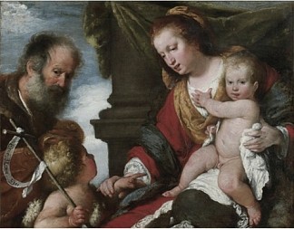 圣家庭与圣约翰浸信会 Holy Family with St. John Baptist (1630)，别·斯特劳兹