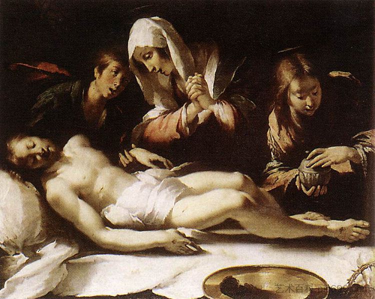 为死去的基督哀悼 Lamentation over the Dead Christ (1615 - 1617)，别·斯特劳兹