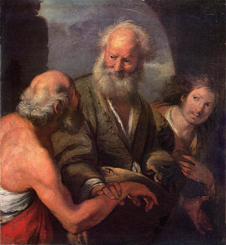 圣彼得治愈跛脚乞丐 St. Peter Cures the Lame Beggar，别·斯特劳兹
