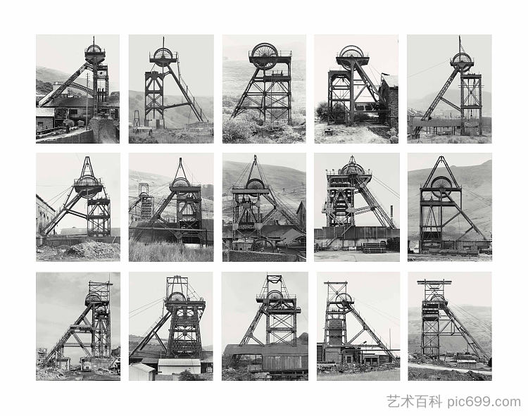 英国矿头 English Mineheads (1966 - 1973)，伯恩德和希拉·贝歇尔