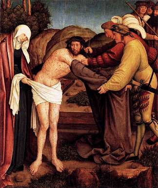 脱掉基督的衣裳 Disrobing of Christ (c.1520)，伯尔尼哈德·斯特格尔