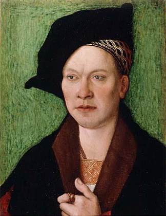 绅士肖像 Portrait of a Gentleman (c.1520)，伯尔尼哈德·斯特格尔