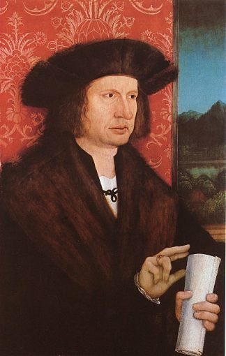 乔治·坦斯泰特（Collimitius）的肖像 Portrait of Georg Tannstetter (Collimitius) (c.1515)，伯尔尼哈德·斯特格尔
