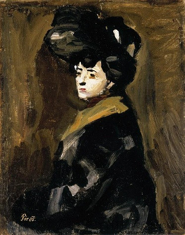 戴帽子的女人 Woman with a Hat (1905)，贝塔兰波尔