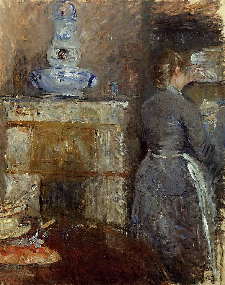 鲁亚特餐厅 The Rouart's Dining Room (1880),贝尔特·摩里索特