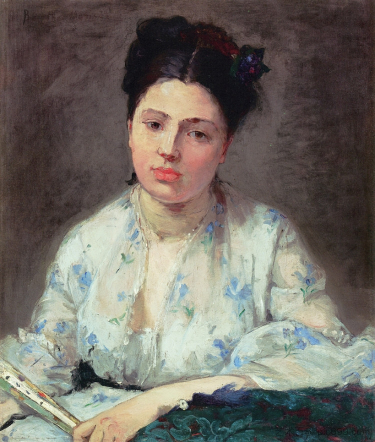 少女 Young Woman (1871)，贝尔特·摩里索特