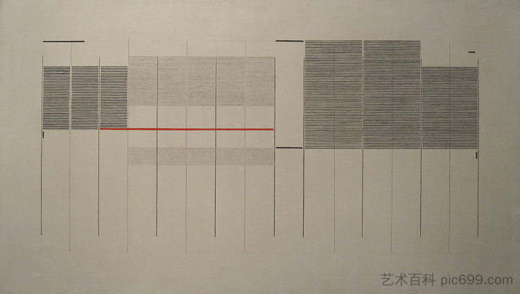 亚克力13号 Acrilico no. 13 (1976)，比西拉扎里