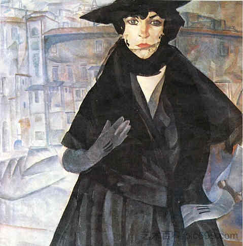 黑衣女郎 A Lady in Black (1917)，鲍里斯·格里戈里耶夫