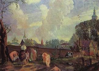 沐浴者 Bather (1917)，鲍里斯·克斯托依列夫