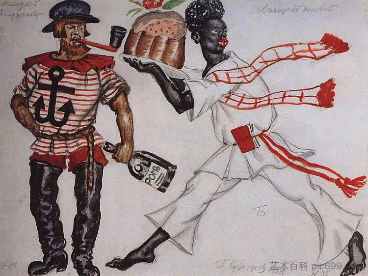 英国波罗沃特和波尔什基珀 English polovoy and polshkiper (1924),鲍里斯·克斯托依列夫