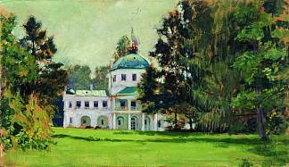 公园里的庄园 Manor in the park (1912)，鲍里斯·克斯托依列夫