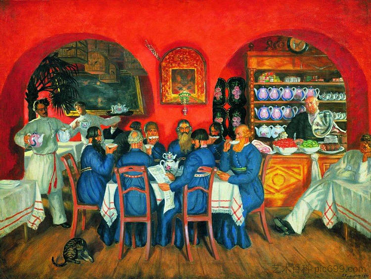 莫斯科酒馆 Moscow Tavern (1916)，鲍里斯·克斯托依列夫