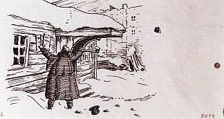 补丁者打破标志（巴林在补丁者之家） Patcher breaks sign (Barin at the house of patcher) (1922)，鲍里斯·克斯托依列夫