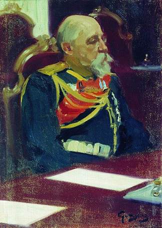 芬兰总督N.I.博布里科夫的肖像 Portrait of a Governor-General of Finland N.I. Bobrikov (1902 – 1903)，鲍里斯·克斯托依列夫