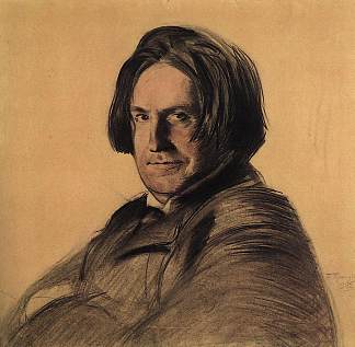 歌手I.V.埃尔绍夫的肖像 Portrait of a singer I.V. Ershov (1905)，鲍里斯·克斯托依列夫