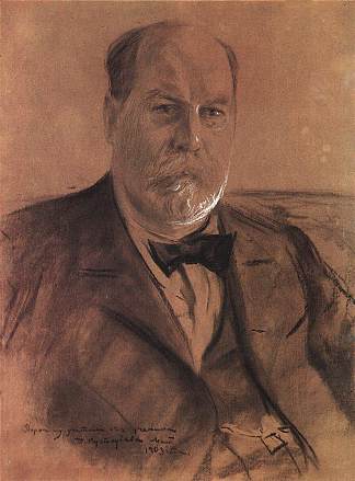 P.A.弗拉索夫的肖像 Portrait of P.A. Vlasov (1903)，鲍里斯·克斯托依列夫